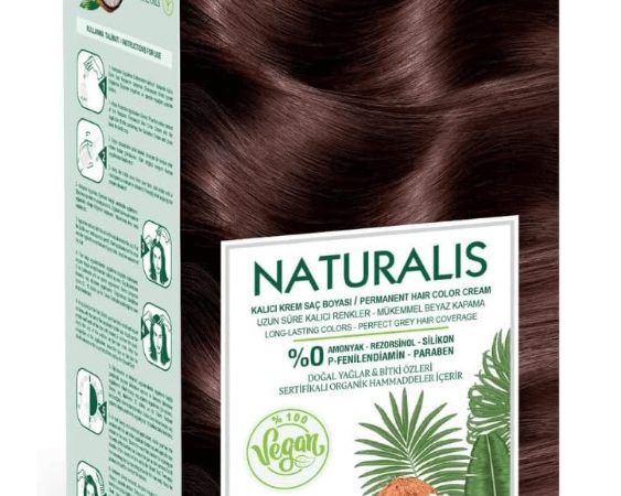 NATURALIS Vegan Hair Color Cream Chestnut Brown 4.4