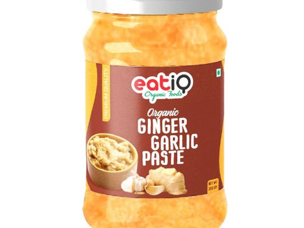 EatiQ Organic Foods - Organic Ginger Garlic Paste - 200GM