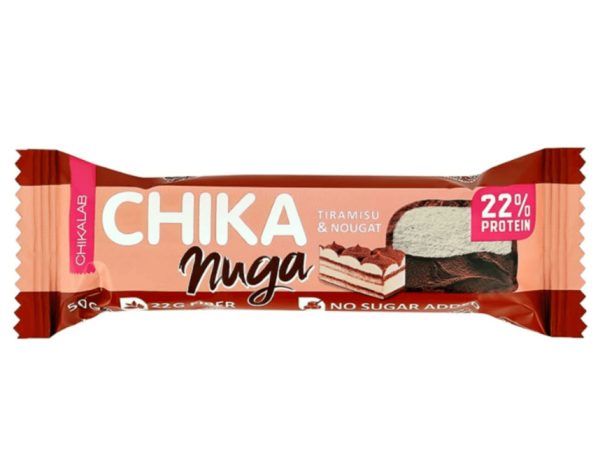 CHIKALAB Glazed Bar Nougat with Tiramisu Flavour 50g