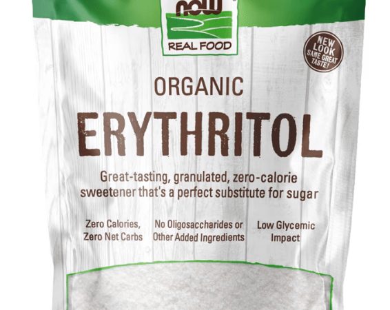 NOW Erythritol Natural Sweetener 454g