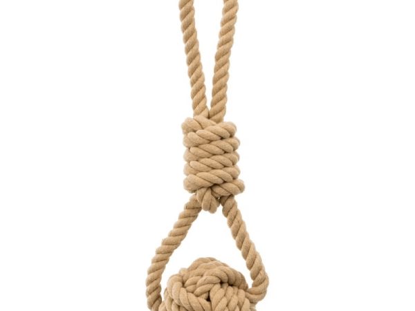 Trixie BE NORDIC Playing Rope with Woven-in Ball Toy
