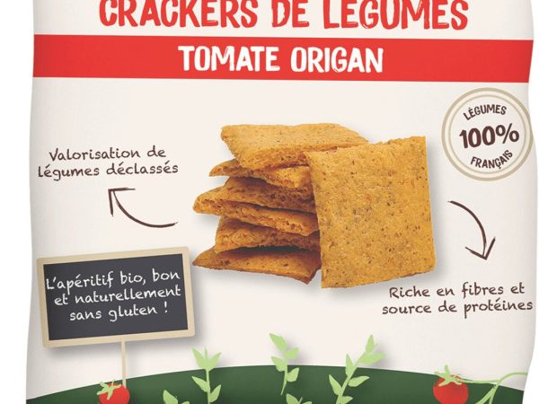 Jardin à Croquer Organic Crackers – Tomato – 70g