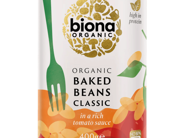 Biona Baked Beans In Tomato Sauce Organic 400G