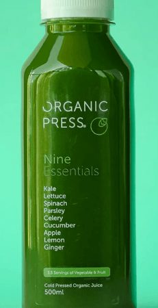 Organic Cold Press Juices NIne essentials