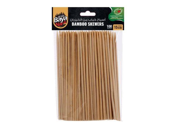 Baya Nar® Bamboo Skewer 15cm [P:100pcsx25pkts]