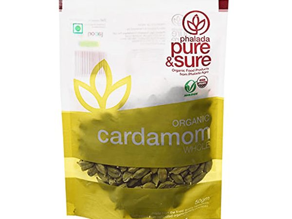 PURE&SURE Organic Cardamom Whole 50GM