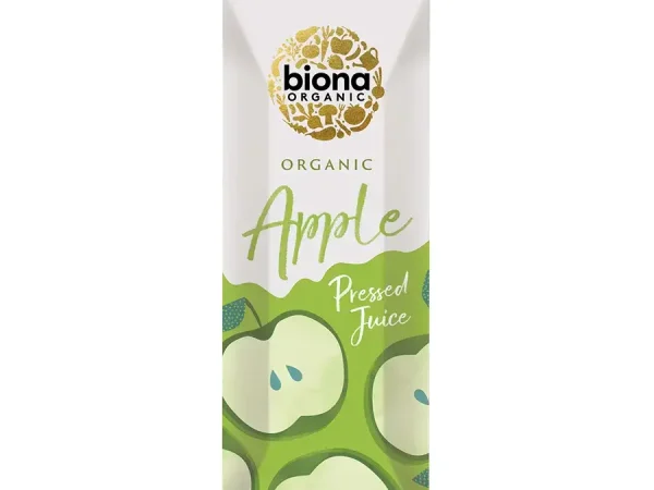 Biona Apple Juice Pressed Organic Tetrapack 1L