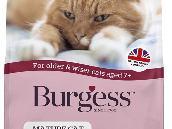 Burgess Mature Turkey & Cranberry Dry Cat Food - 1.4KG