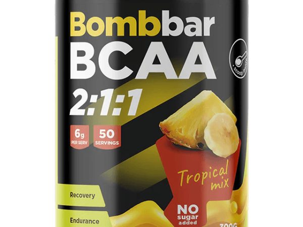 BOMBBAR BCAA Powder Dietary Supplement With Sweetener
