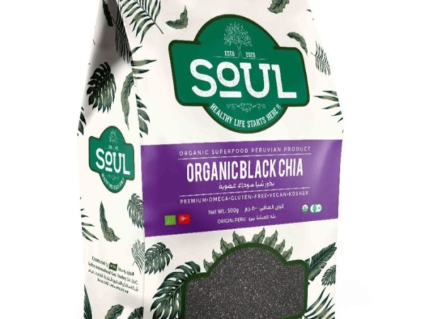 Organic Chia Seeds Black SOUL-500GM