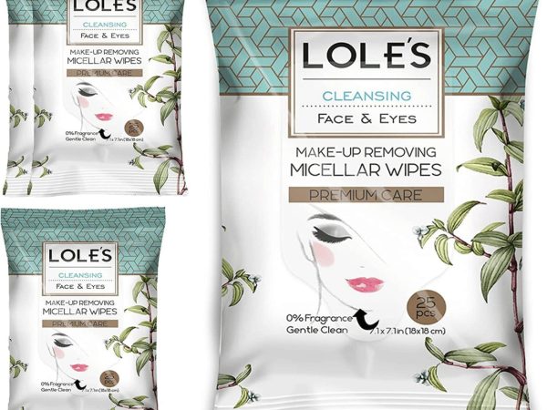 Makeup Removing Miscellar Wipes No fragrance 25pcs