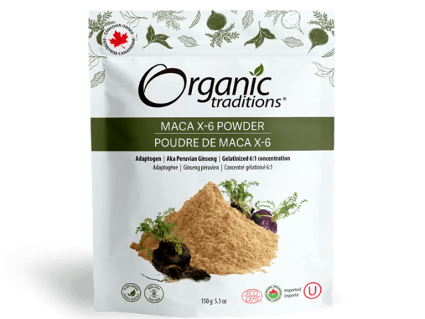 Organic Traditions Maca X-6 Black & Red Powder 150G