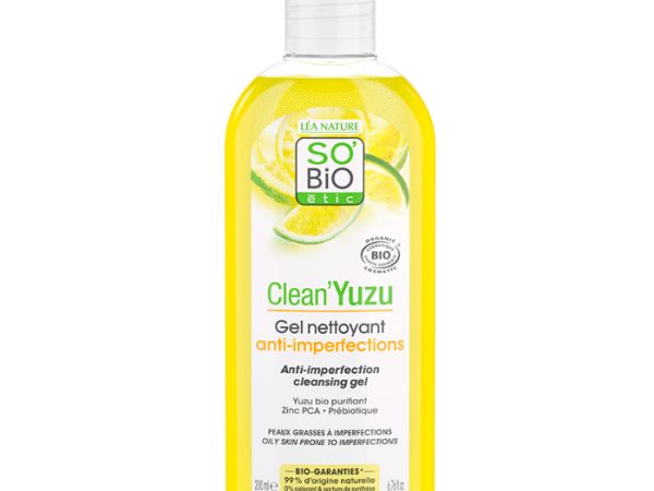 So Bio Etic Organic Clean Yuzu Cleansing Gel 200ML