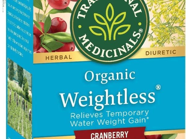 Traditional Medicinals Organic Weightless Cranberry – 16 Tea Bags