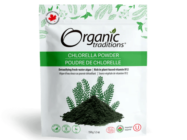 Organic Traditions Chlorella Powder 150G