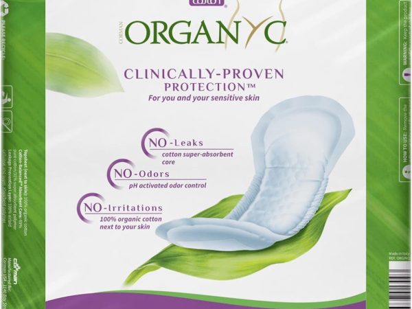 Organyc Light Incontinence Moderate Pads-20Pc