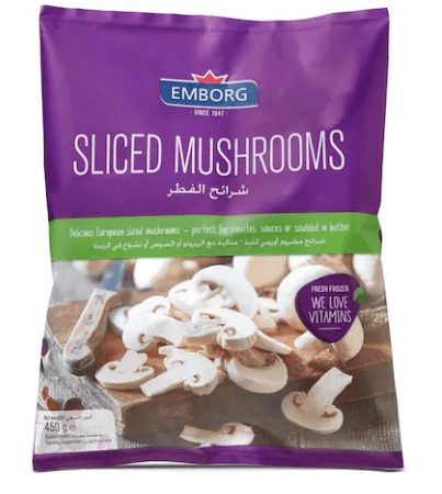 EMB Sliced Mushrooms 12x450 g