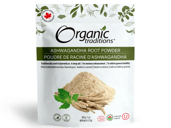 Organic Traditions Ashwagandha Root Powder 200G