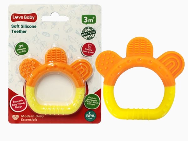 Love Baby Soft Silicone Teether Hand 1s
