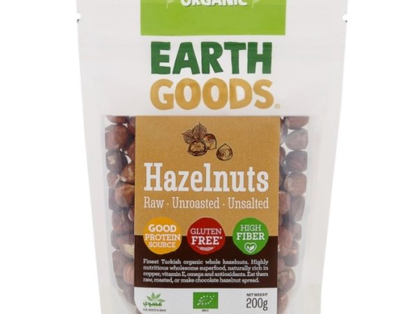Earth Goods Organic Hazelnuts 200G