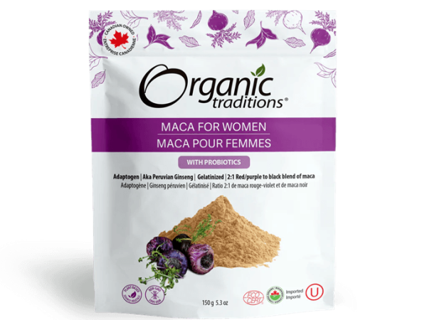 Organic Traditions Maca WOMENS W/PROBIOTICS Powder 150G
