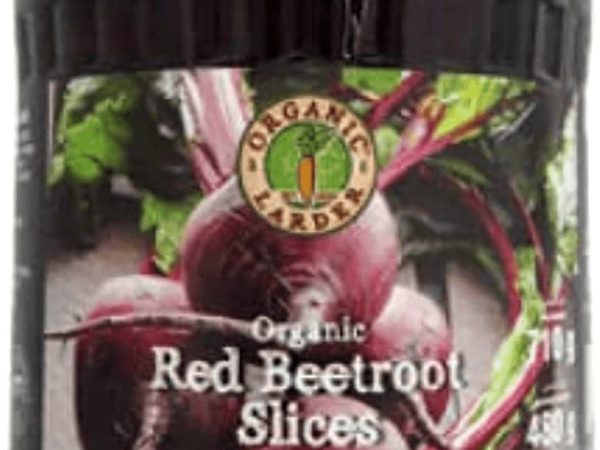 Organic Red Beetroot Slices 710G