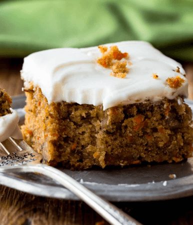 Organic Flourless Carrot Cake