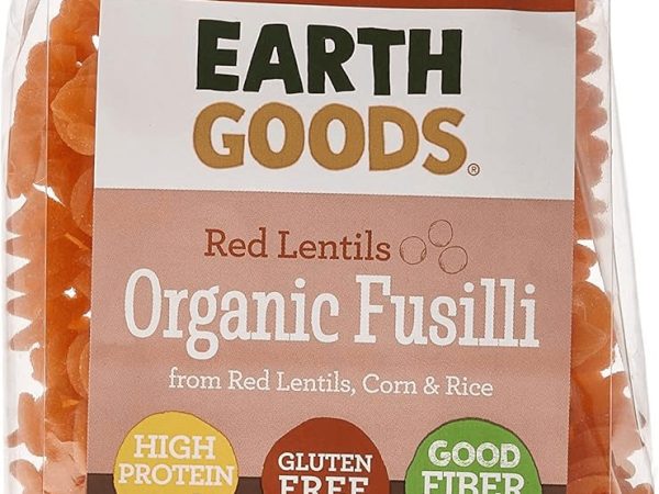Organic Gluten Free Red Lentil Fusilli
