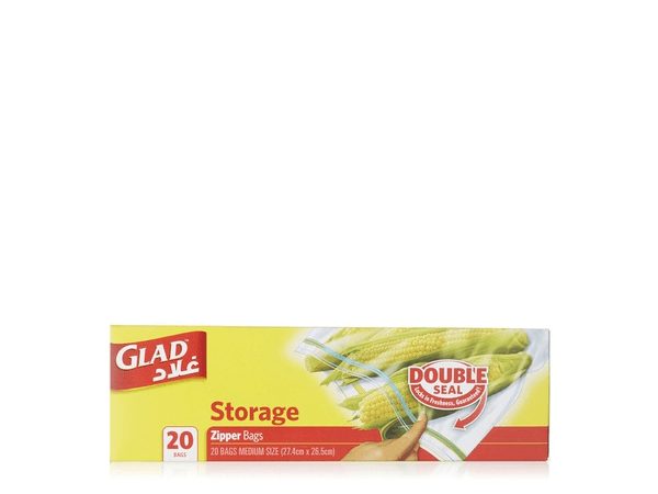 GLAD Zpr Strgs Gallon 12x20s