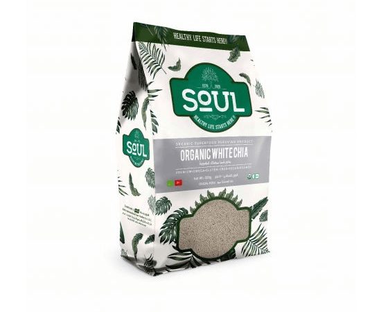 Organic Chia Seeds White SOUL-500GM