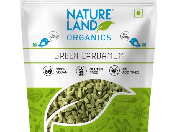 Organic Green Cardamom 75 Gm Natureland