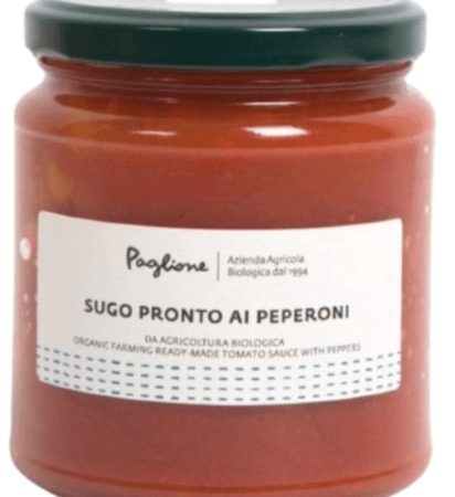 Paglione Organic Tomato Sauce With Peppers