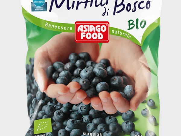 Asiago Food Organic Frozen Wild Blueberries – 300g