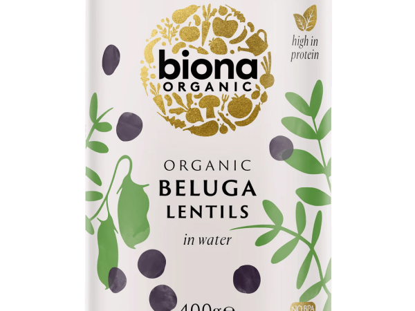 Biona Lentils Black Beluga Organic 400G