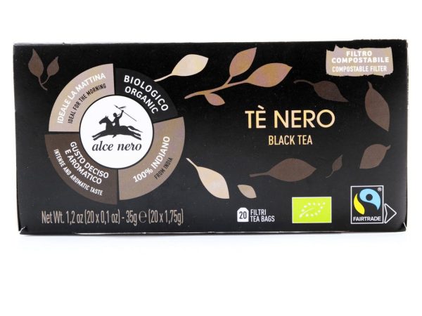 Alce Nero Organic Fairtrade Black Tea – 35g