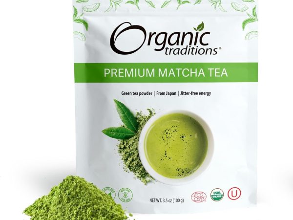 Organic Traditions Premium Matcha Tea - 100g