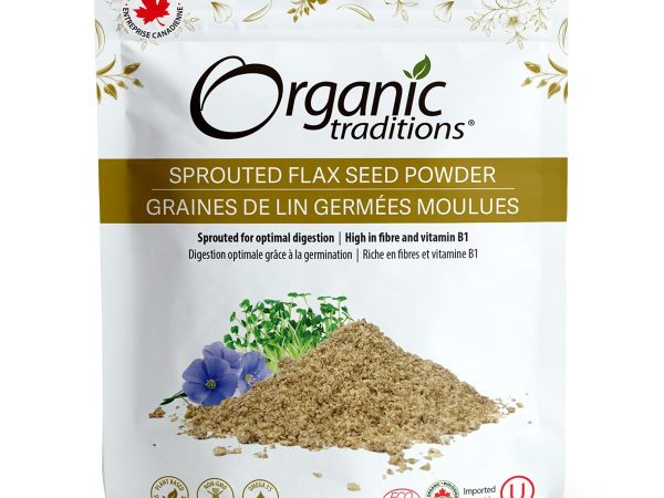 Organic Traditions Sprouted Omega Flax Seed Powder 227G