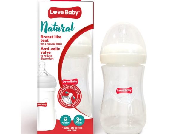 Love Baby Natural Feeding Bottle Medium Flow 240 ML